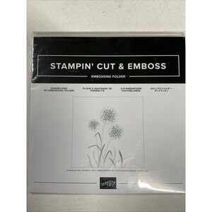 DANDELIONS Retired 3D Embossing Folder Stampin Up A22